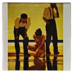 Képreprodukció 28x28cm – On the Beach