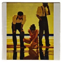 Képreprodukció 28x28cm – On the Beach