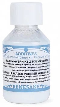 Médium és fényes lakk akrilhoz Renesans 100ml