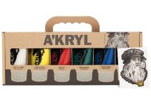 Akril festékkészlet A'kryl 6x100ml