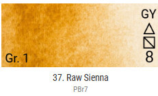Renesans Grand Godet akvarellfesték – 37 Raw Sienna