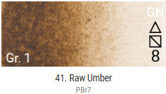 Renesans Grand Godet akvarellfesték – 41 Raw Umber