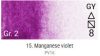 Renesans Grand Godet akvarellfesték – 15 Manganese Violet