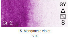 Renesans Grand Godet akvarellfesték – 15 Manganese Violet