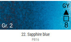 Renesans Grand Godet akvarellfesték – 22 Sapphire Blue