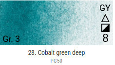 Renesans Grand Godet akvarellfesték – 28 Cobalt Green Deep