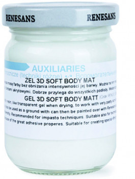 Strukturáló 3D gél matt - soft body 500ml