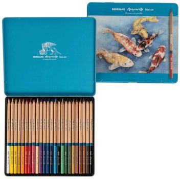 Akvarell színesceruza készlet Renesans 24 db