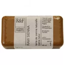 R&F Encaustic Paint 40ml – 1012 Nyers sziéna