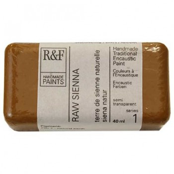 R&F Encaustic Paint 40ml – 1012 Nyers sziéna
