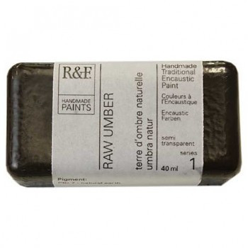 Encaustic Paint R&F 40ml – 1014 Nyers umbra