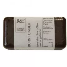 Encaustic paint R&F 40ml – 1015 Égetett umbra