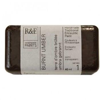 Encaustic paint R&F 40ml – 1015 Égetett umbra