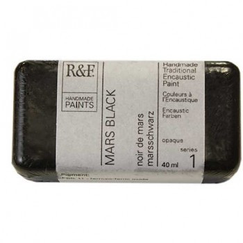 R&F Encaustic Paint 40ml – 101B Mars fekete