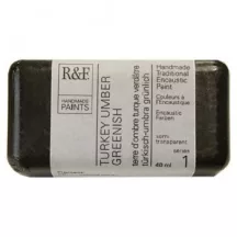 Encaustic paint R&F 40ml – 101C Turkey umbra Greenish