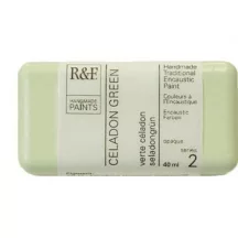 Encaustic paint R&F 40ml – 102E Celadon zöld