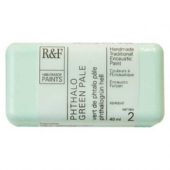 Encaustic paint R&F 40ml – 102K Halvány Ftalo zöld