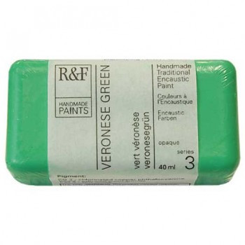 Encaustic paint R&F 40ml – 1032 Veronese zöld