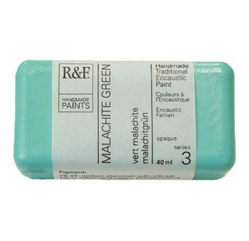 Encaustic paint R&F 40ml – 103F Malachite zöld