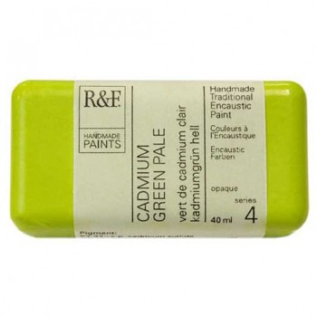 Encaustic paint R&F 40ml – 1048 Cadmium zöld halvány