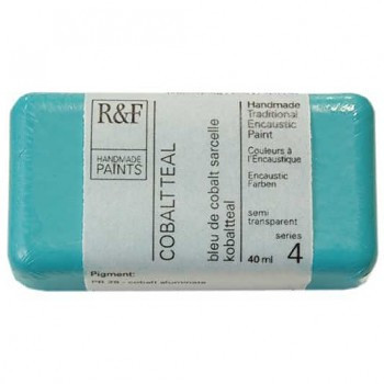 Encaustic paint R&F 40ml – 104F Kobalt teal