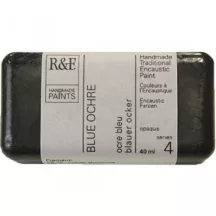 Encaustic paint R&F 40ml – 104G kék okker