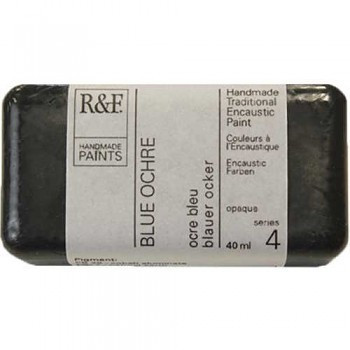 Encaustic paint R&F 40ml – 104G kék okker