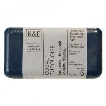 Encaustic paint R&F 40ml – 1054 Kobalt türkiz