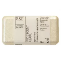 Encaustic paint R&F 40ml – 1080 Iridescent Pearl