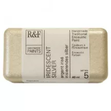 R&F Encaustic festék 40ml – 1081 Iridescent ezüst