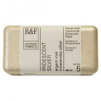 R&F Encaustic festék 40ml – 1081 Iridescent ezüst