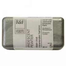 Encaustic paint R&F 40ml – 1083 Iridescent Pewter