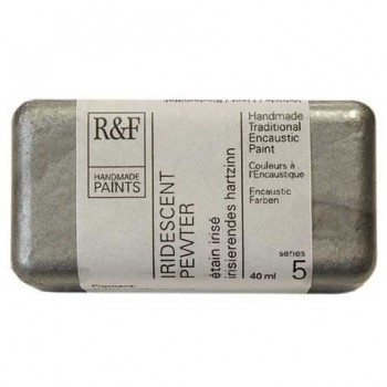 Encaustic paint R&F 40ml – 1083 Iridescent Pewter