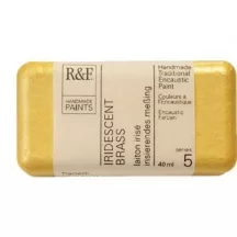 Encaustic festék R&F 40ml – 1084 Iridescent Brass