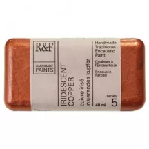Encaustic paint R&F 40ml – 1086 Iridescent réz
