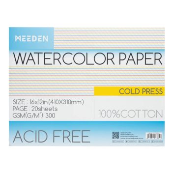 akvarell pad Meeden 100% Cotton 31x41cm Cold Pressed