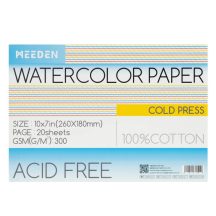 akvarell pad Meeden 100% Cotton 18x26cm Cold Pressed