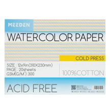 akvarell pad Meeden 100% Cotton 23x31cm Cold Pressed