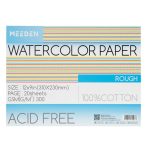 Akvarell tömb Meeden 100% pamut 23x31cm Rough