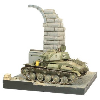 Vallejo Scenery – German Ruined Building