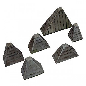 Vallejo Scenery – Höckerhindernis (AntiTank Barriers)