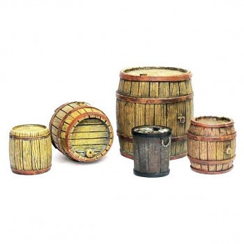 Vallejo Scenery – Wooden Barrels