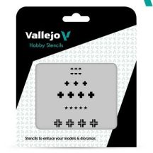   Vallejo modellező sablon – Assorted German WWII Tank Marks