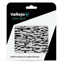 Vallejo modellező sablon – Pixelated Modern Camo