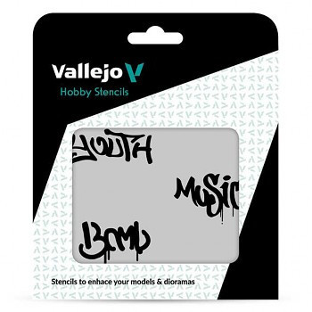 Vallejo Modellező sablon – Street Art n 1