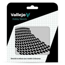 Vallejo modellező sablon – Distorted Honeycomb
