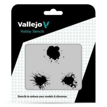 Vallejo modellező sablon – Paint Stains