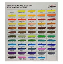 Akvarelfesték színminta Umton