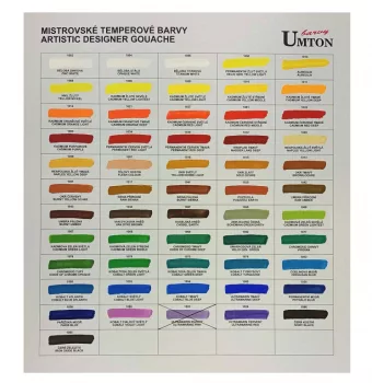 Tempera festék színminta Umton