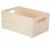 Wooden crate 30x20cm natural